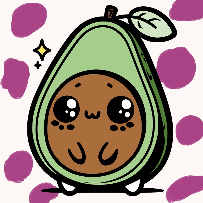 cute avocado