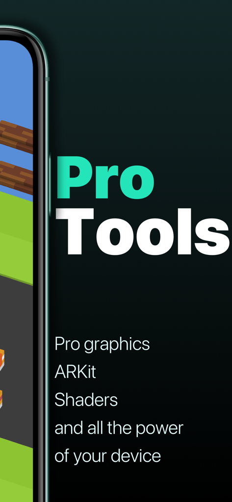 Codea - Captura de pantalla de la aplicación Codea que muestra funciones profesionales como ARKit, shaders y herramientas gráficas