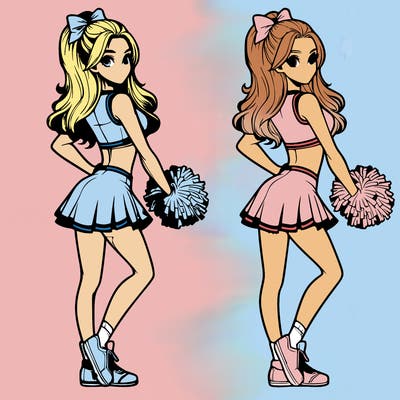 realistic cheerleader