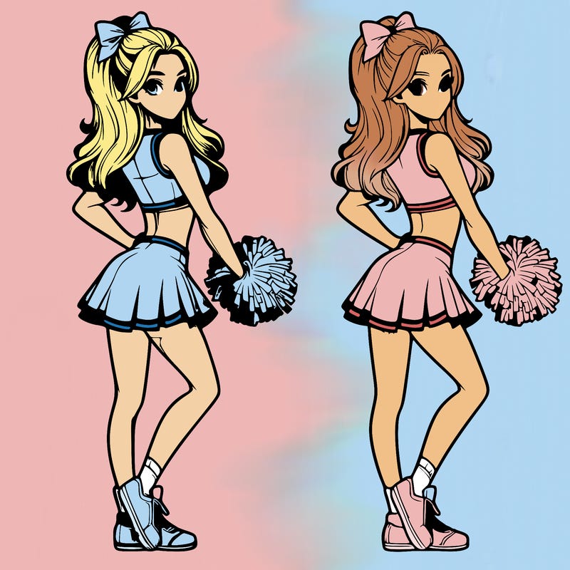 realistic cheerleader