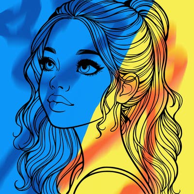 beautiful realistic girl