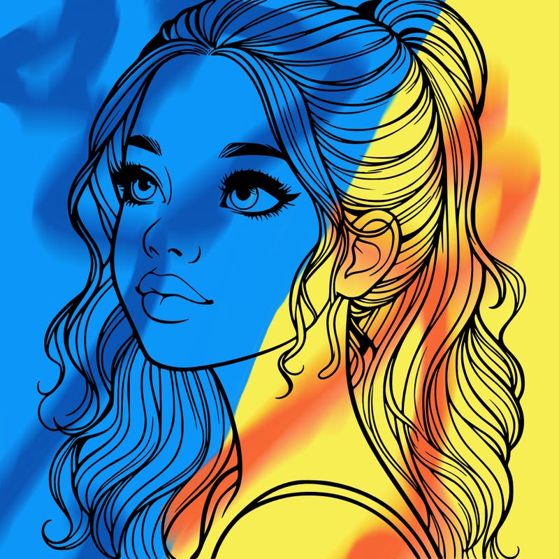 beautiful realistic girl