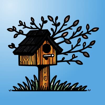 a birdhouse