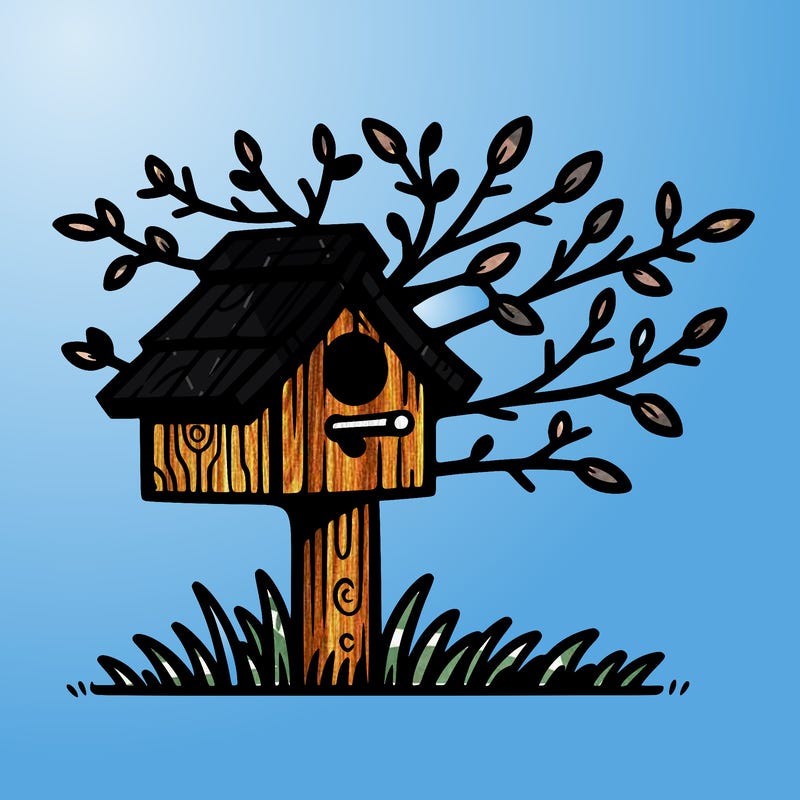 a birdhouse