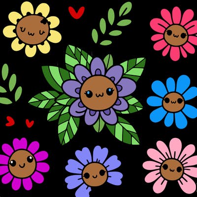 cute flower patterns