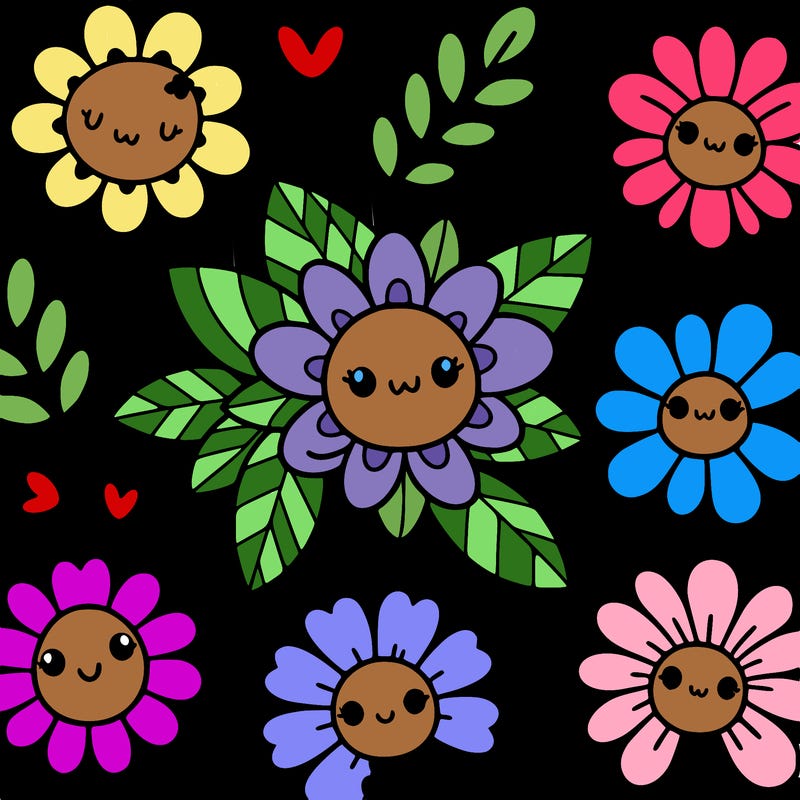 cute flower patterns