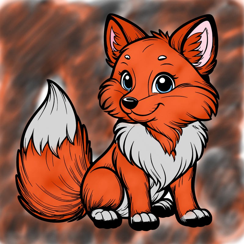 realistic fox