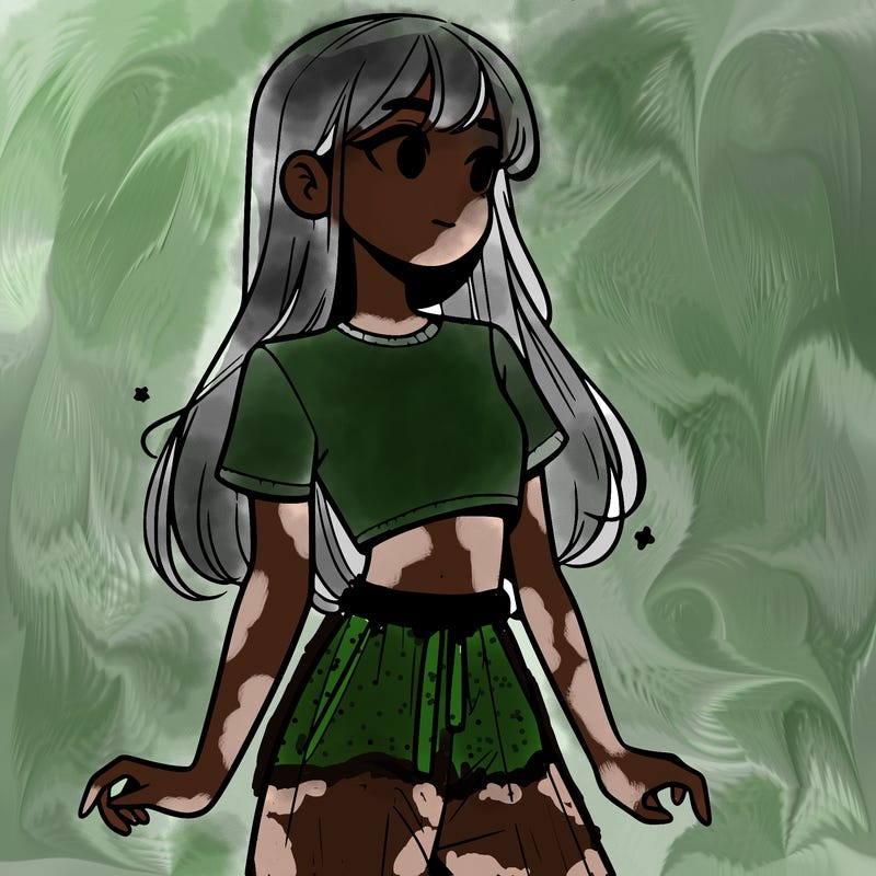 girl in a cute crop top