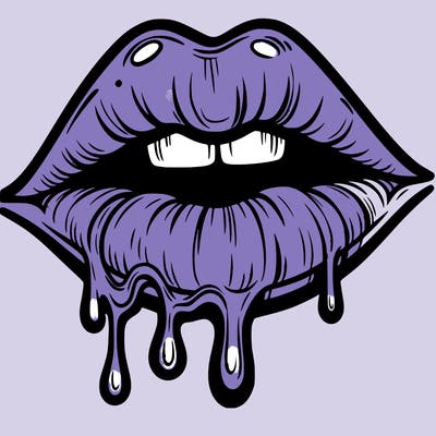 lips that look realistic and drip