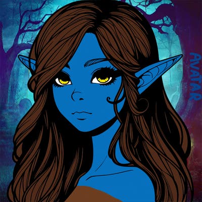 elf girl realistic dark fantasy