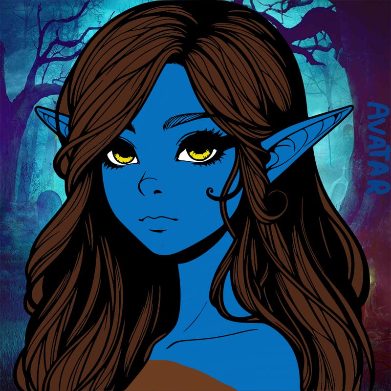 elf girl realistic dark fantasy
