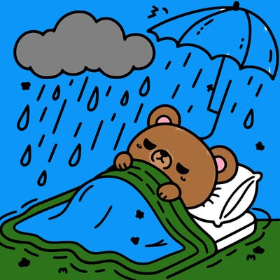 sleep rain