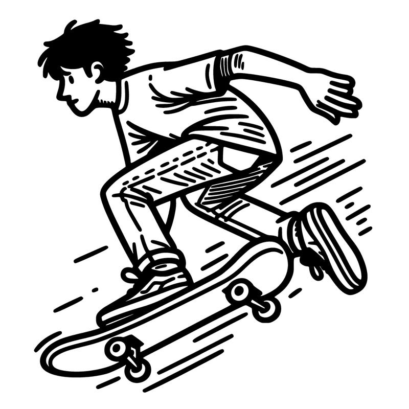 skateboarding