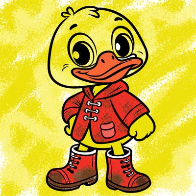 duck in boots