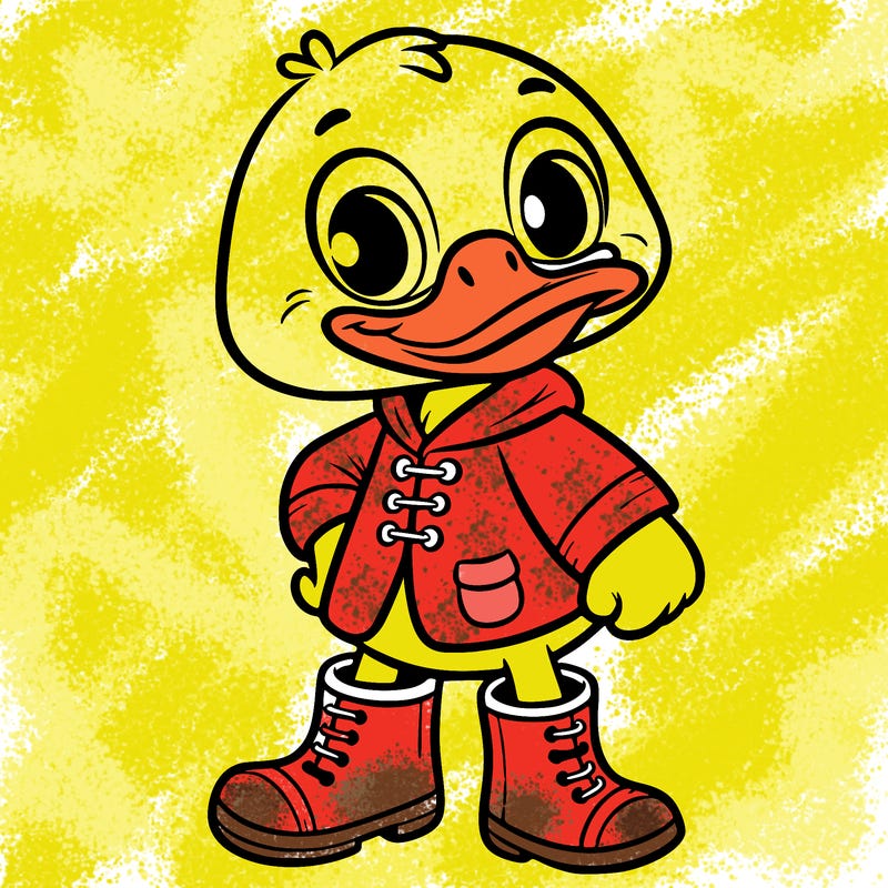 duck in boots