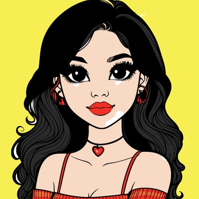 realistic pretty girl