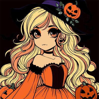 realistic girl halloween