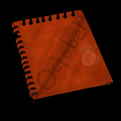 a blank sketch pad