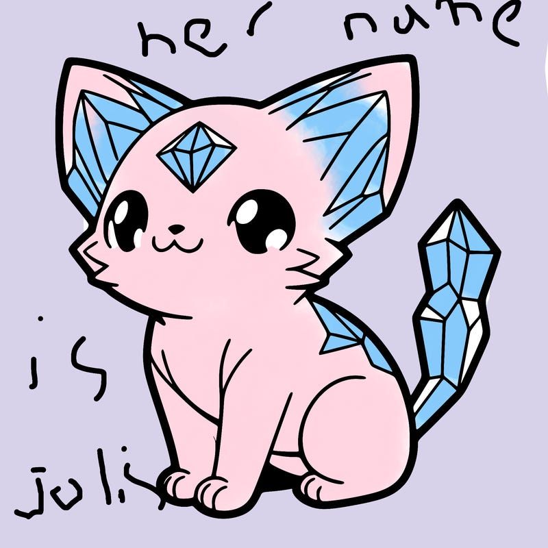 crystal kitten