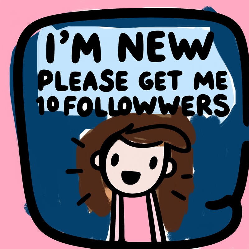 i’m new pls get me to 10 followers