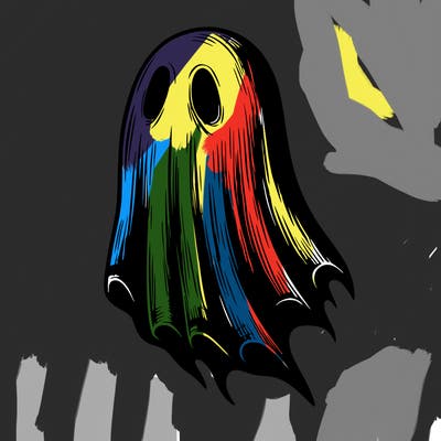 realistic creepy ghost