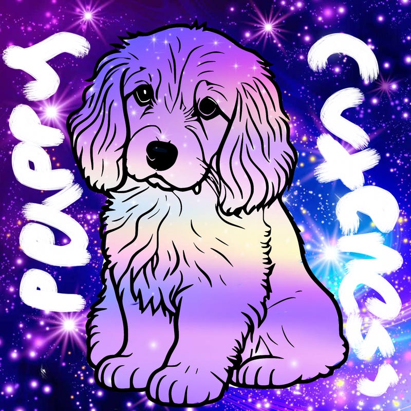 a caliveir puppy king charles