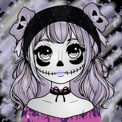 realistic girl halloween