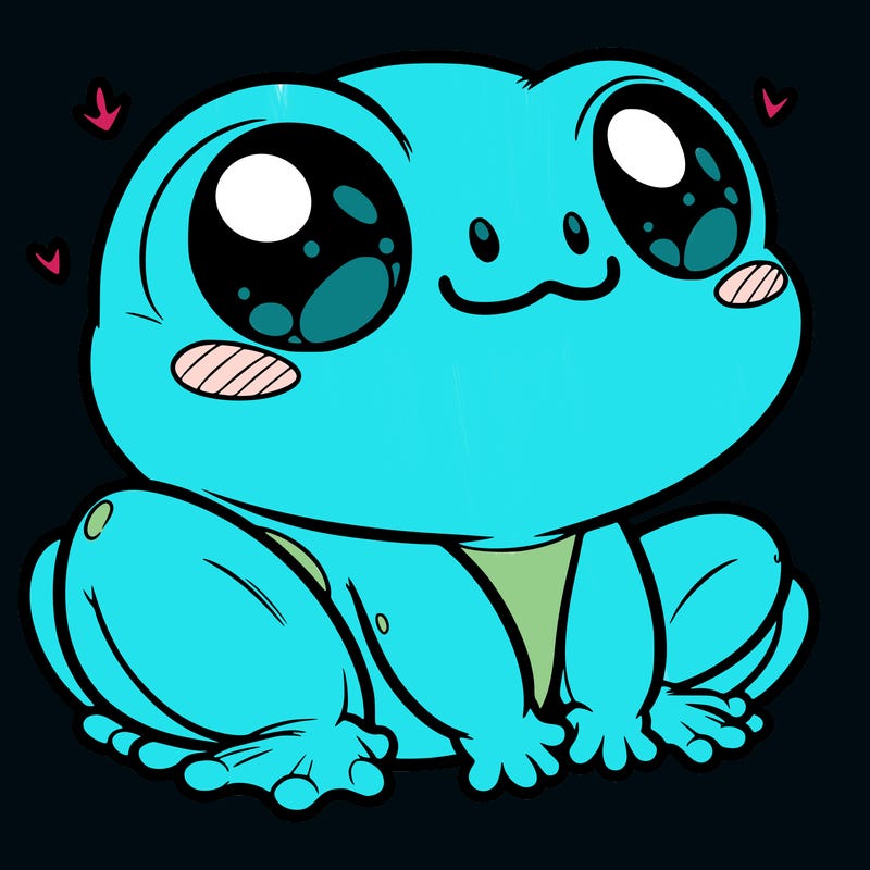 cute frog person realistic