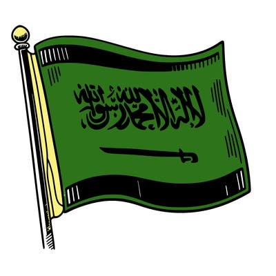 i want an idea about the saudi flag