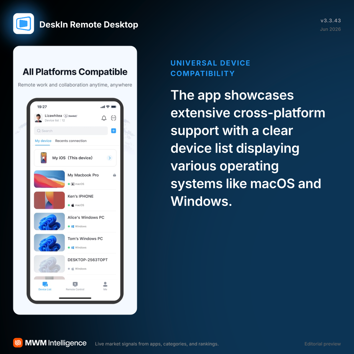 DeskIn Remote Desktop - Productivity App | MWM