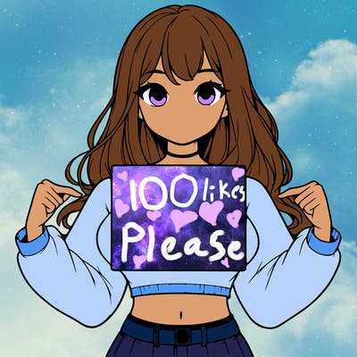 girl holding a blank sign in a long sleeve crop top