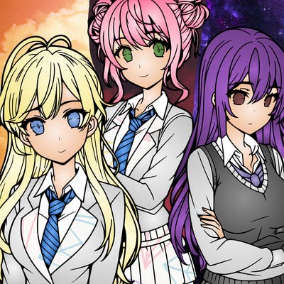 anime girls teenagers