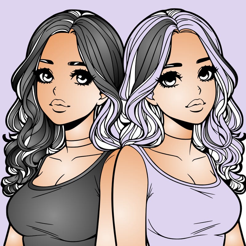 realistic twin sisters