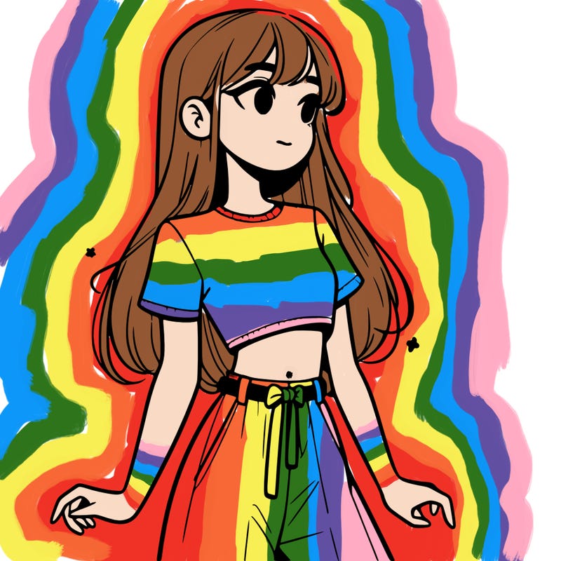 girl in a cute crop top