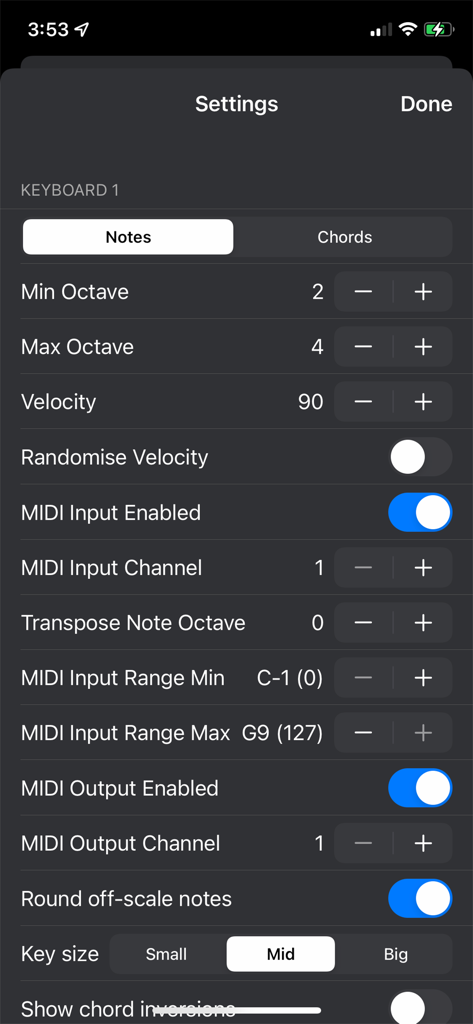 ScaleBud 2 AUv3 MIDI Keyboard - Music App | MWM