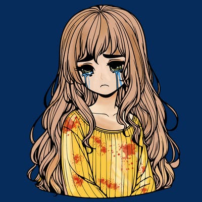 realistic sad girl