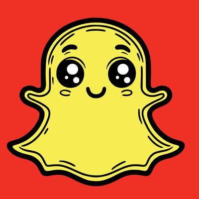 normal snapchat logo