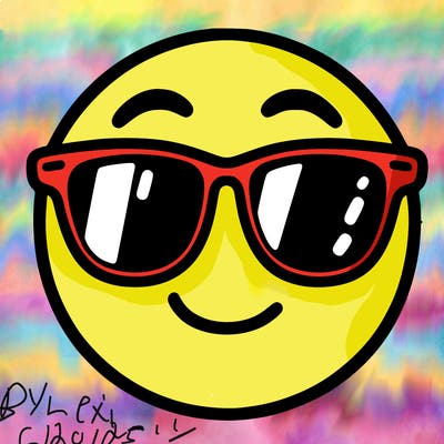emoji with sunglasses