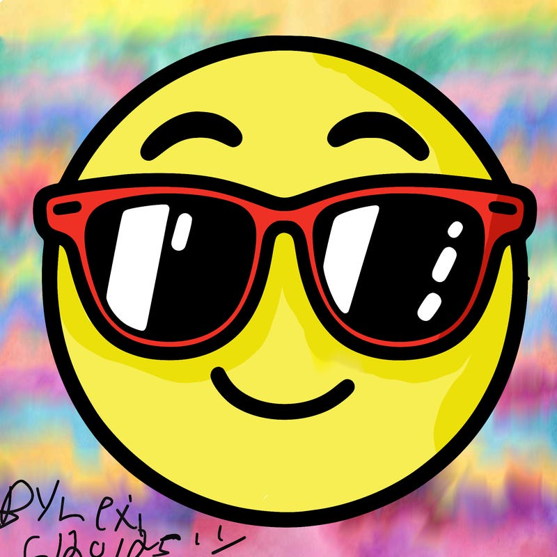 emoji with sunglasses