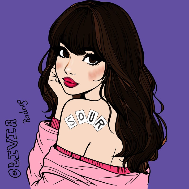 realistic girl with bangs looking over her shoulder