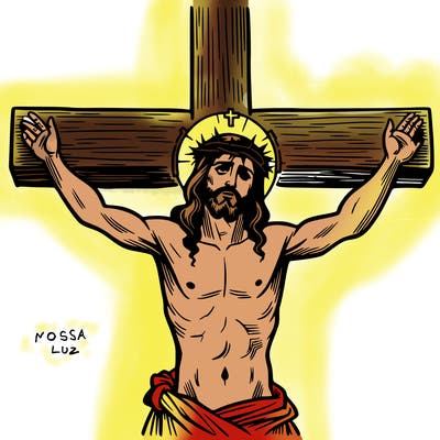 jesus on the cross