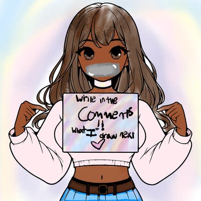 girl holding a blank sign in a long sleeve crop top
