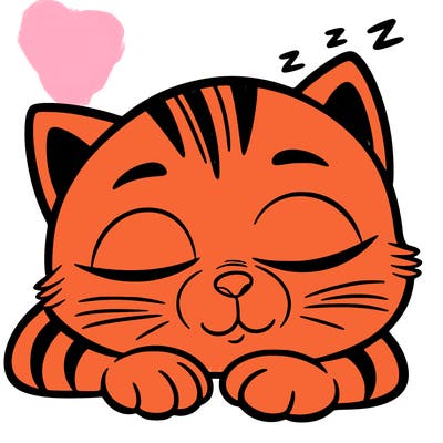 sleepy cat