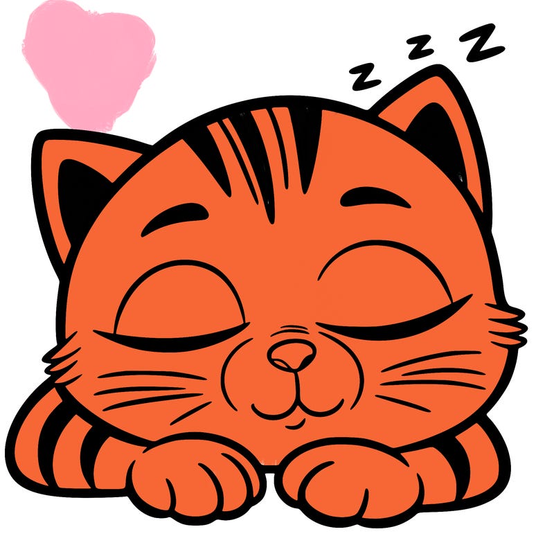 sleepy cat