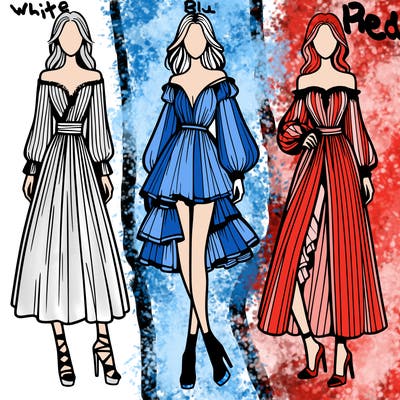 fashion models dresses