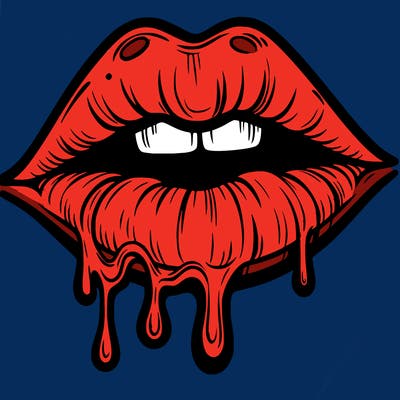 lips that look realistic and drip