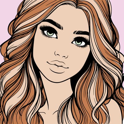 beautiful realistic girl