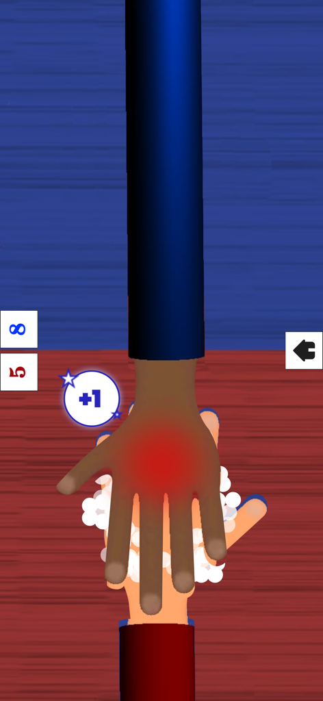 1 2 Player Games,Offline Games - Deux joueurs s'affrontent dans le jeu de réaction Red Hands sur un seul écran mobile