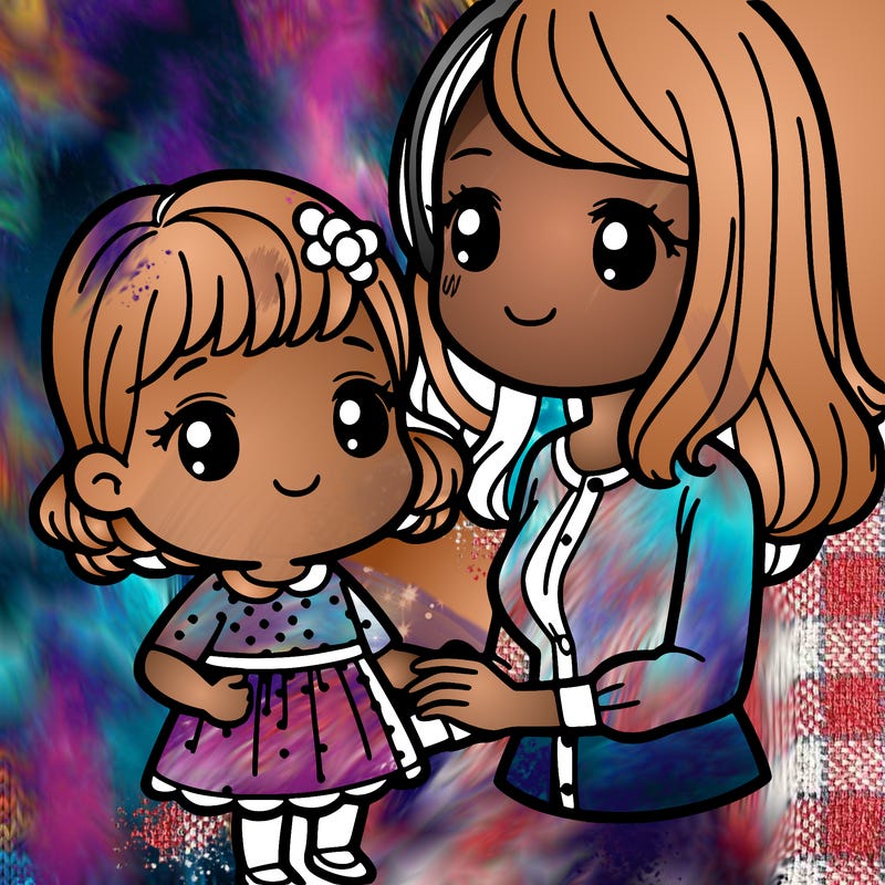 mother and daughter