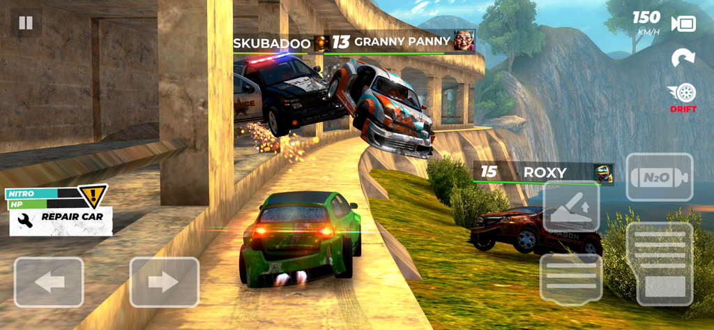 Demolition Derby - CrashOut - Intense car collision and racing gameplay in Demolition Derby CrashOut